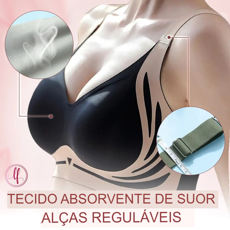 Kit de Sutiãs Modeladores Push-Up™ Sem Costura em Spandex / Conforto Incomparável e Suporte Elegante para o Dia Todo!