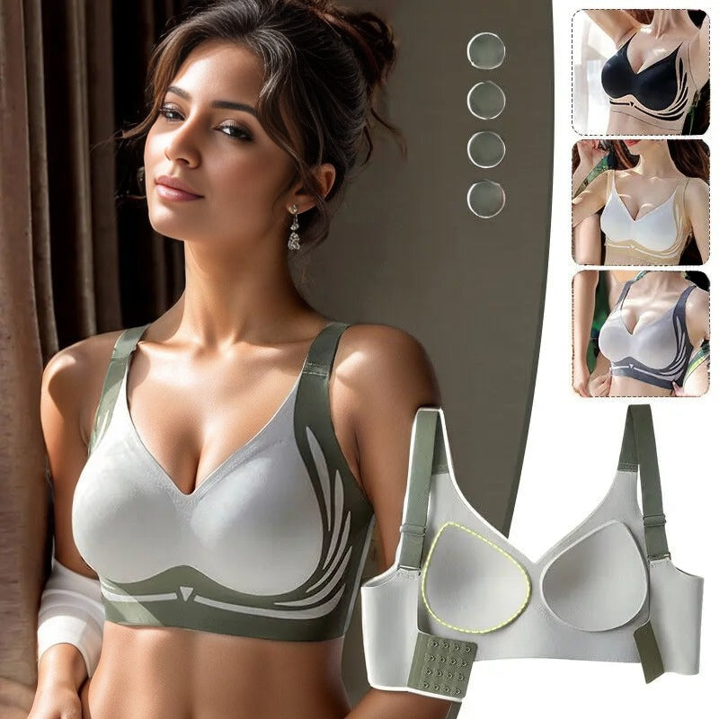 Kit de Sutiãs Modeladores Push-Up™ Sem Costura em Spandex / Conforto Incomparável e Suporte Elegante para o Dia Todo!