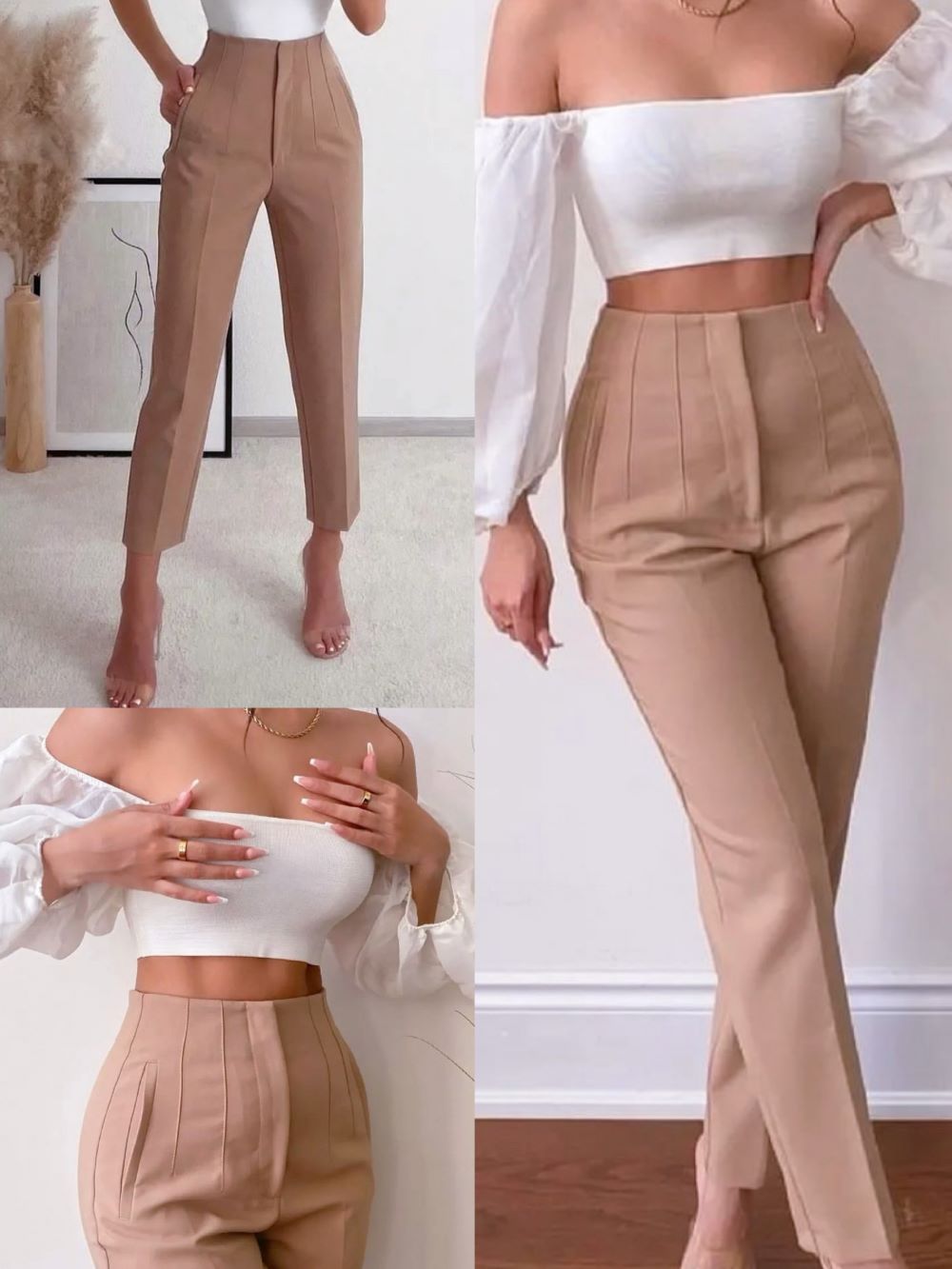 Calça Vintage com cintura alta